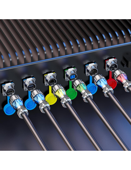 Conectores RJ45 CNLINKO DH-24 Impermeables IP68 8P8C