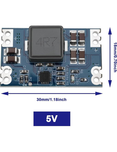 5 Módulos Reguladores de Voltaje Buck Mini560 5V DC-DC