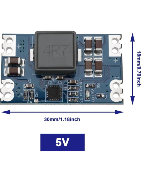5 Módulos Reguladores de Voltaje Buck Mini560 5V DC-DC