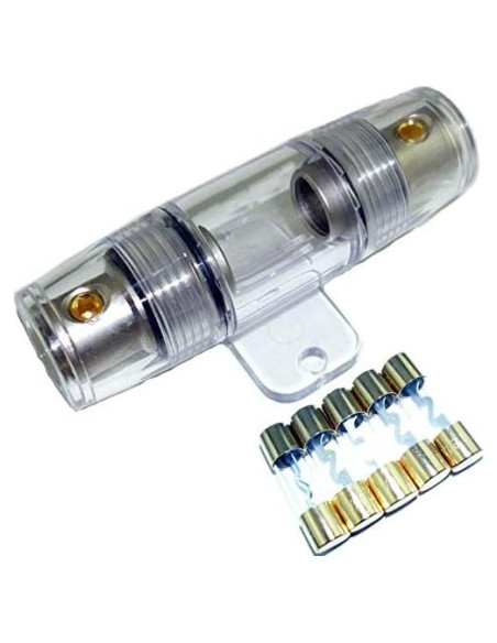 Soporte de Fusible AGU Genérico + 5 Fusibles 120A