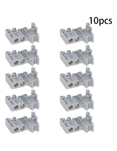 Soporte de Fusible Fielect E/UK 10 Pcs para Riel DIN 35mm 2