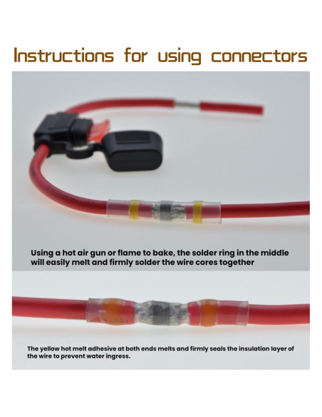 Kit de Portafusibles Impermeable 10 AWG Awilzzoe con Conectores