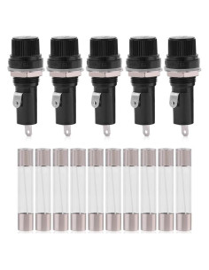 Soporte de Montaje en Panel Anauto - 5pcs 6x30mm Vidrio