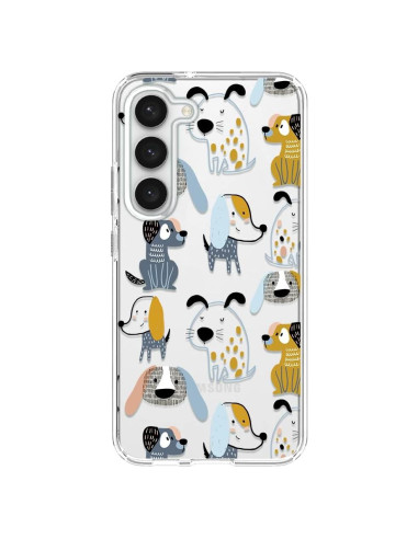 Funda TPU Blingy's para Samsung Galaxy S23 6.1" Perros Caricatura