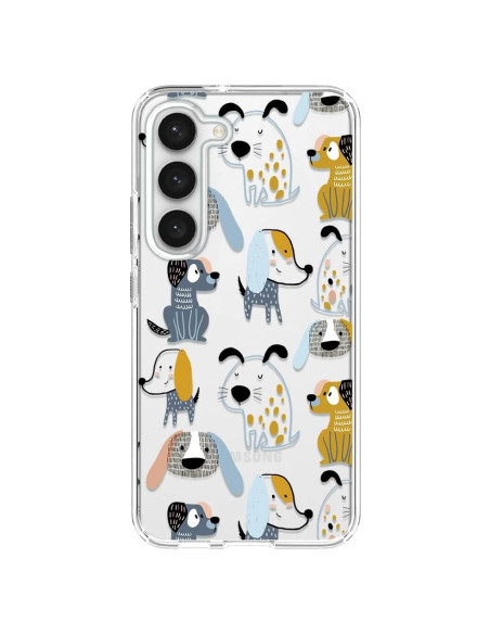 Funda TPU Blingy's para Samsung Galaxy S23 6.1" Perros Caricatura
