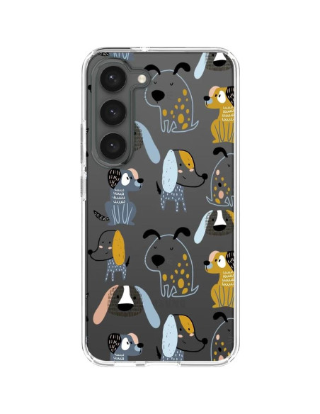 Funda TPU Blingy's para Samsung Galaxy S23 6.1" Perros Caricatura
