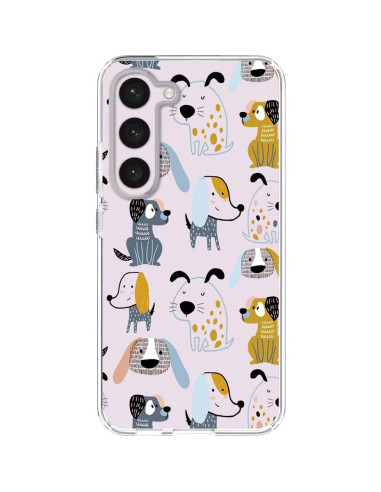 Funda TPU Blingy's para Samsung Galaxy S23 6.1" Perros Caricatura