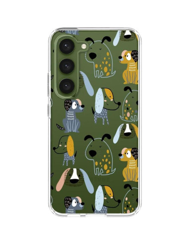 Funda TPU Blingy's para Samsung Galaxy S23 6.1" Perros Caricatura