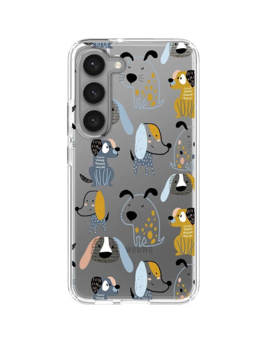 Funda TPU Blingy's para Samsung Galaxy S23 6.1" Perros Caricatura