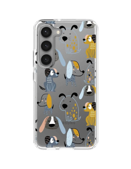 Funda TPU Blingy's para Samsung Galaxy S23 6.1" Perros Caricatura