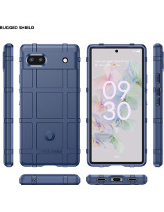 Funda Ajustada Google Pixel 6a Rugged Shield Azul HD 2