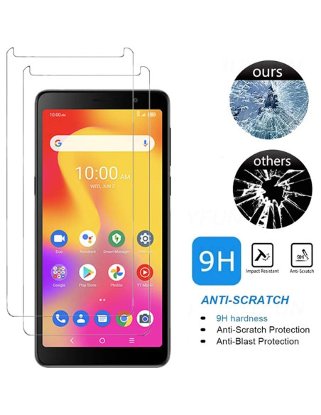 Protector de Pantalla TCL A30 AISELAN 2 Pcs Vidrio Templado 9H