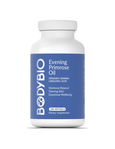 Aceite de Onagra BodyBio 180 Cápsulas 1300 mg - Salud Piel