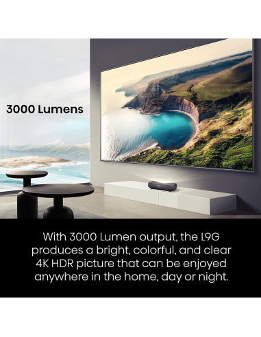 Proyector Ultra Corto Hisense 100L9G 4K UHD 3000 Lúmenes