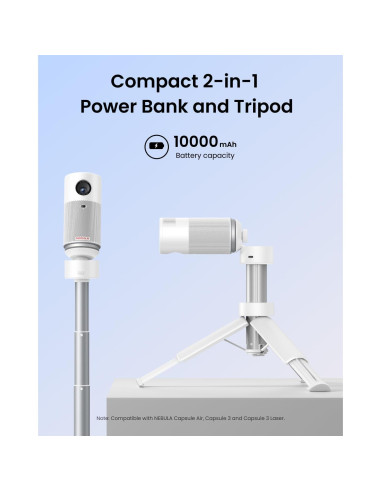 Trípode Nebula Capsule con Batería 2H, Altura 215-840mm