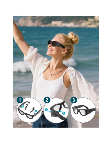 Gafas Protectores Laterales HiBloks para Ray-Ban Meta - Seguridad y Comodidad