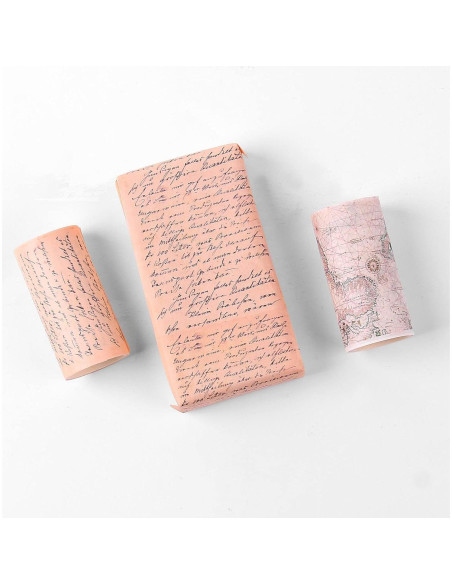 Cinta Washi Ancha Dizdkizd Vintage 75mm x 4 Rollos