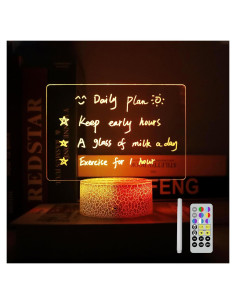 Tablero de Borrado en Seco Iluminado VEEKI 18.5x9.4cm