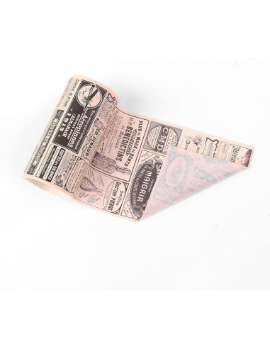 Cinta Washi Ancha Dizdkizd Vintage 75mm x 4 Rollos