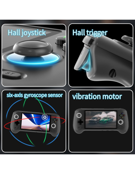 Consola de Juegos Portátil Anbernic RG556 Android 13 5.48" AMOLED