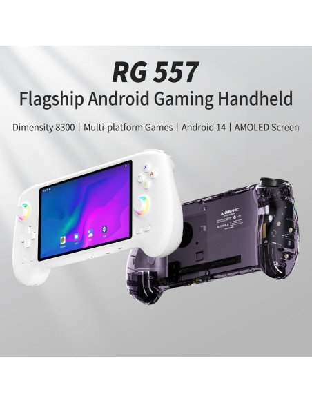 Consola de juegos portátil Anbernic RG557, 4423 juegos, Android 14