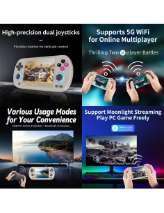 Consola de Juegos Portátil Anbernic RG40XX H 64GB Pantalla 4" 2