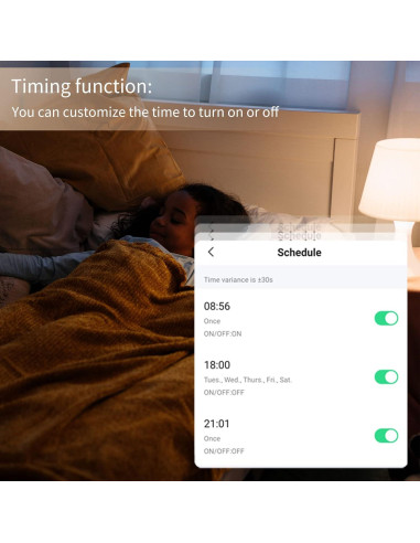 Bombilla Inteligente LED XFOX GU10 WiFi 300 Lúmenes RGB 4 Unidades