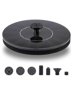 Bomba de Fuente Solar LAWOHO 1.5W para Jardín y Estanque