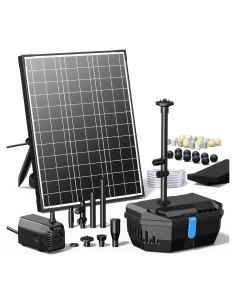 Kit de Fuente de Agua Solar NFESOLAR 20W para Estanque 454-1136L