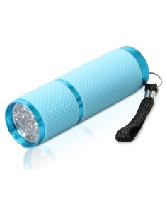 Linterna LED Pequeña AHIER Azul 10.16cm para Camping