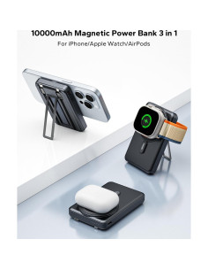 Cargador Portátil Magnético 10000mAh Eazpower para iPhone y Apple Watch 2