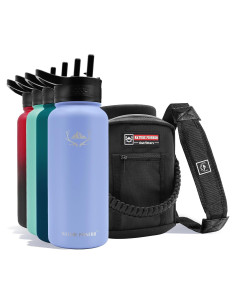 Botella de Agua Aislada NATURE PIONEOR 32oz con Popote