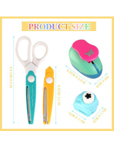 Juego de Manualidades Puncher DIY AMIITRY - 8 Piezas para Niños 2