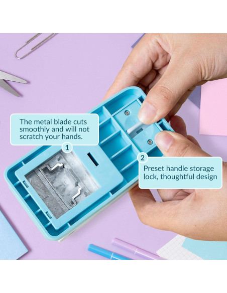 Perforadora de Etiquetas Redonda Genérico para Pestañas de Archivo