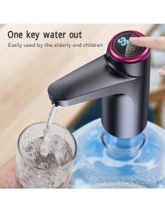 Bomba de Agua Eléctrica Pssopp, Dispensador Automático 1200mAh 2
