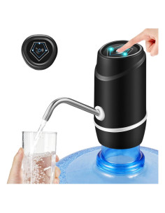 Bomba Dispensadora de Agua YYTONG 5 Galones Carga USB Negra