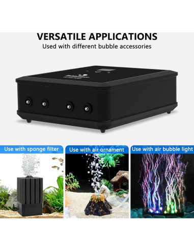 Bomba de Aire para Acuario Fishkeeper 12W 1214 LPH 113-2271L