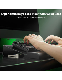 Soporte de Teclado Ergonómico Klearlook con Reposamuñecas Negro 2