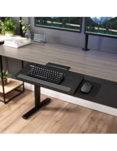 Bandeja de Teclado Ergonómica VIVO MOUNT-KB07B Negra 54cm 2