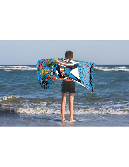 Toalla de Baño para Niños Jay Franco Capitán América 100% Algodón