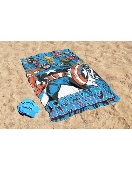 Toalla de Baño para Niños Jay Franco Capitán América 100% Algodón