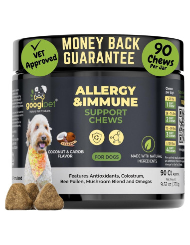 Golosinas para Alergia de Perro Googipet - Alivio Natural 330g