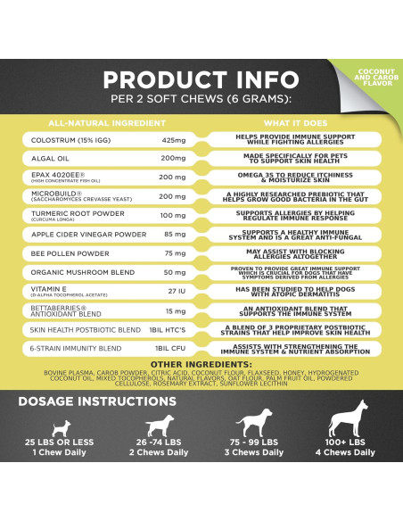 Golosinas para Alergia de Perro Googipet - Alivio Natural 330g