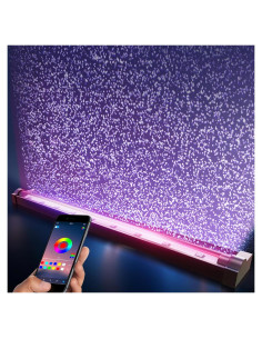Luz de Acuario Inteligente con App y Burbujas Nano 24 cm
