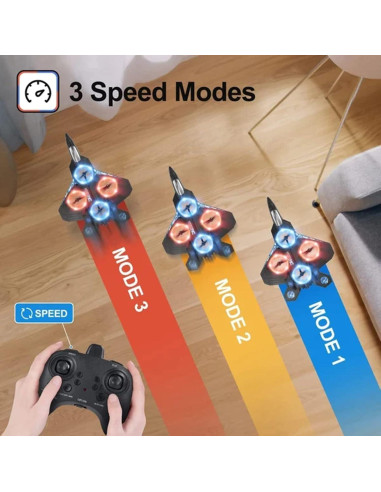 Avión RC V17 Jet de Combate 2.4GHz con 2 Baterías