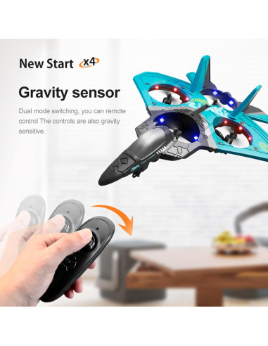 Avión RC V17 Jet de Combate 2.4GHz con 2 Baterías