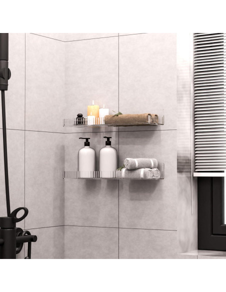 Estantes de Acrílico Cq 2PCS Flotantes 15x10.67cm para Pared