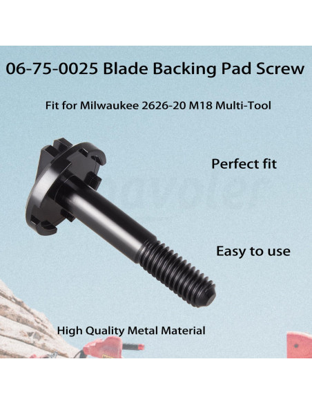 Repuesto Tornillo Base Cuchilla Milwaukee 2626-20 M18