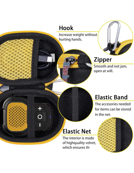 Funda Dura Resistente al Agua para Altavoz Dewalt Jobsite Pro