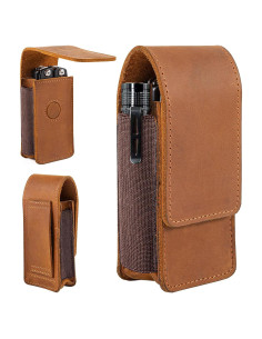 Funda de Cuero para Multiherramienta HERSENT con Cierre Magnético